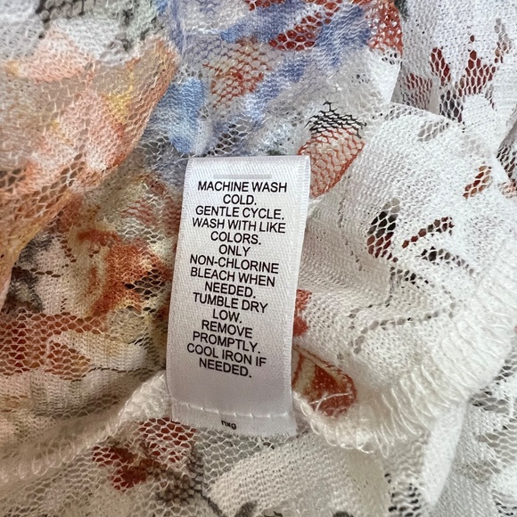 Cato Floral Lace Kimono Womens Sz 18/20 Festival Romantic Lingerie Stretchy Boho - Picture 7 of 9